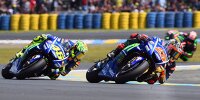 Bild zum Inhalt: MotoGP Le Mans: Rossi stürzt im Kampf mit Sieger Vinales