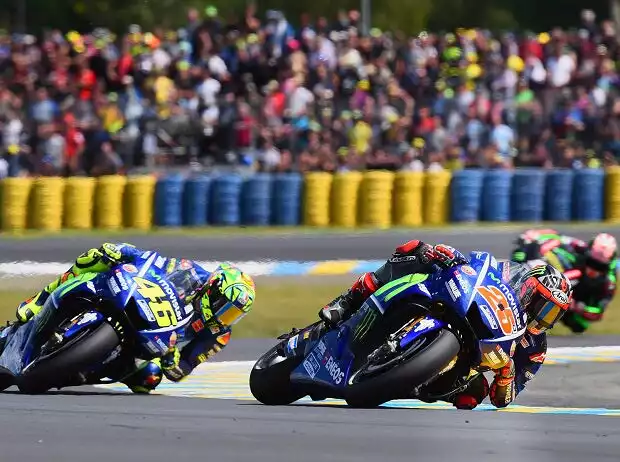 Maverick Vinales, Valentino Rossi Titel-Bild zur News: Maverick Vinales, Valentino Rossi