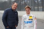 Lucas Auer (HWA-Mercedes 3) und Gerhard Berger 