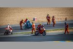 Sturz im Moto3-Rennen in Le Mans
