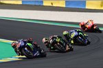 Maverick Vinales vor Johann Zarco, Valentino Rossi und Marc Marquez 