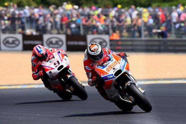 Jorge Lorenzo   MotoGP  Superbike ~Jorge Lorenzo vor Danilo Petrucci ~    