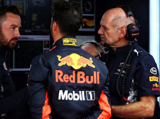 Titel-Bild zur News: Adrian Newey, Daniel Ricciardo