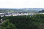 Nürburgring von der Nürburg aus gesehen