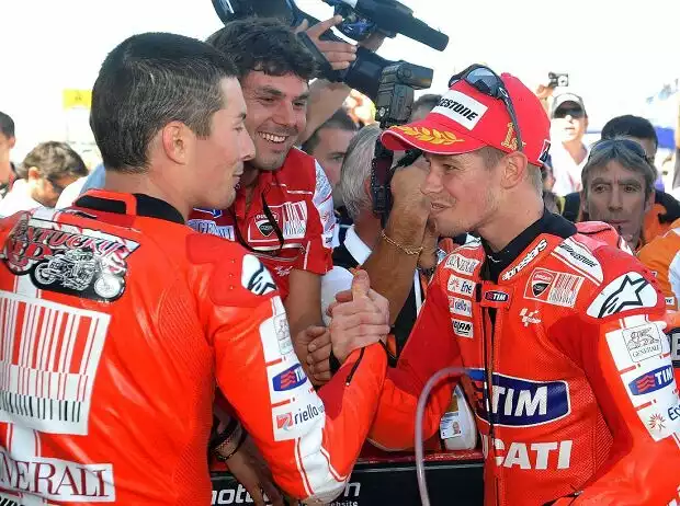 Casey Stoner, Nicky Hayden Titel-Bild zur News: Casey Stoner, Nicky Hayden