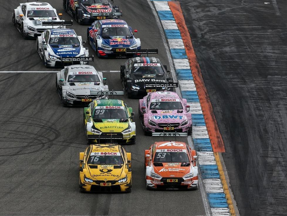 Safety-Car-Neustart-Formation