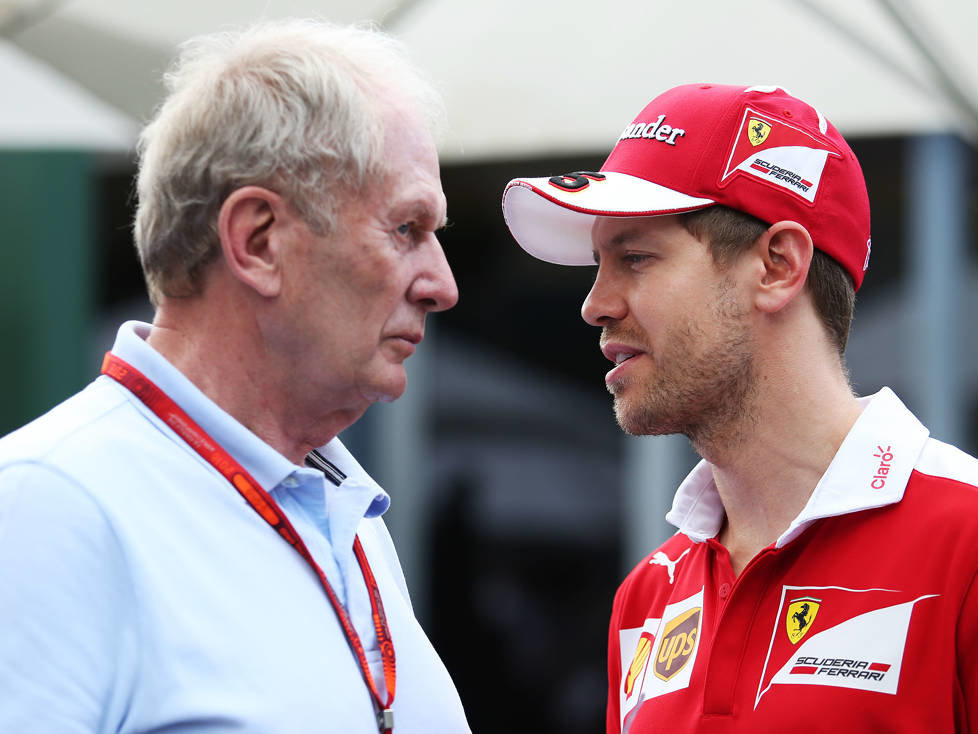 Helmut Marko, Sebastian Vettel