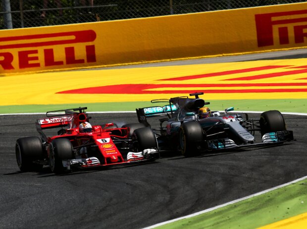 Sebastian Vettel, Lewis Hamilton