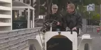 Mick Schumacher und David Coulthard im Mercedes-Simplex in Monaco