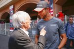 Bernie Ecclestone und Jenson Button (McLaren) 