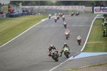 Tom Sykes vor Leon Haslam 