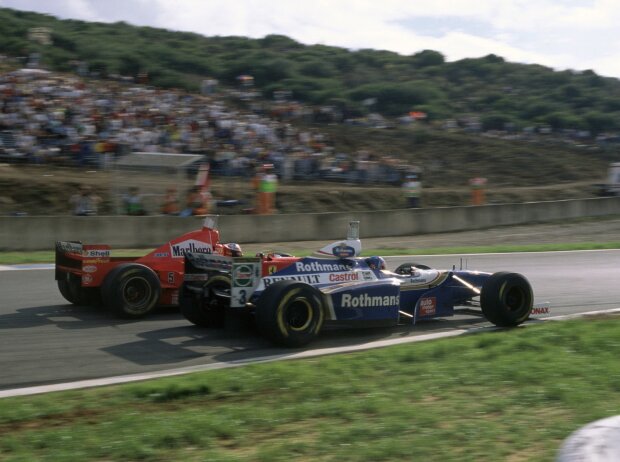 Michael Schumacher, Jacques Villeneuve Michael Schumacher, Jacques Villeneuve