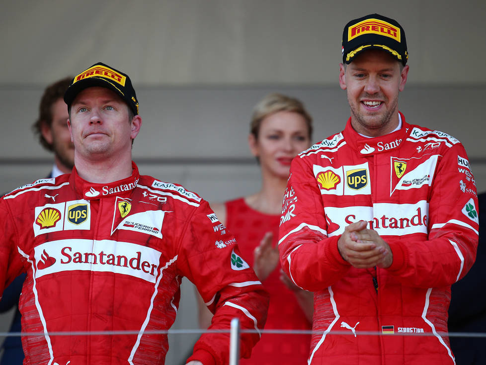 Kimi Räikkönen, Sebastian Vettel