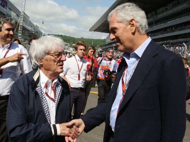 Titel-Bild zur News: Bernie Ecclestone und Marco Tronchetti Provera