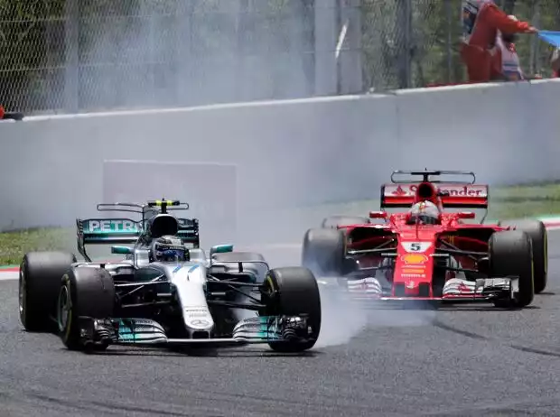 Valtteri Bottas, Sebastian Vettel Titel-Bild zur News: Valtteri Bottas, Sebastian Vettel
