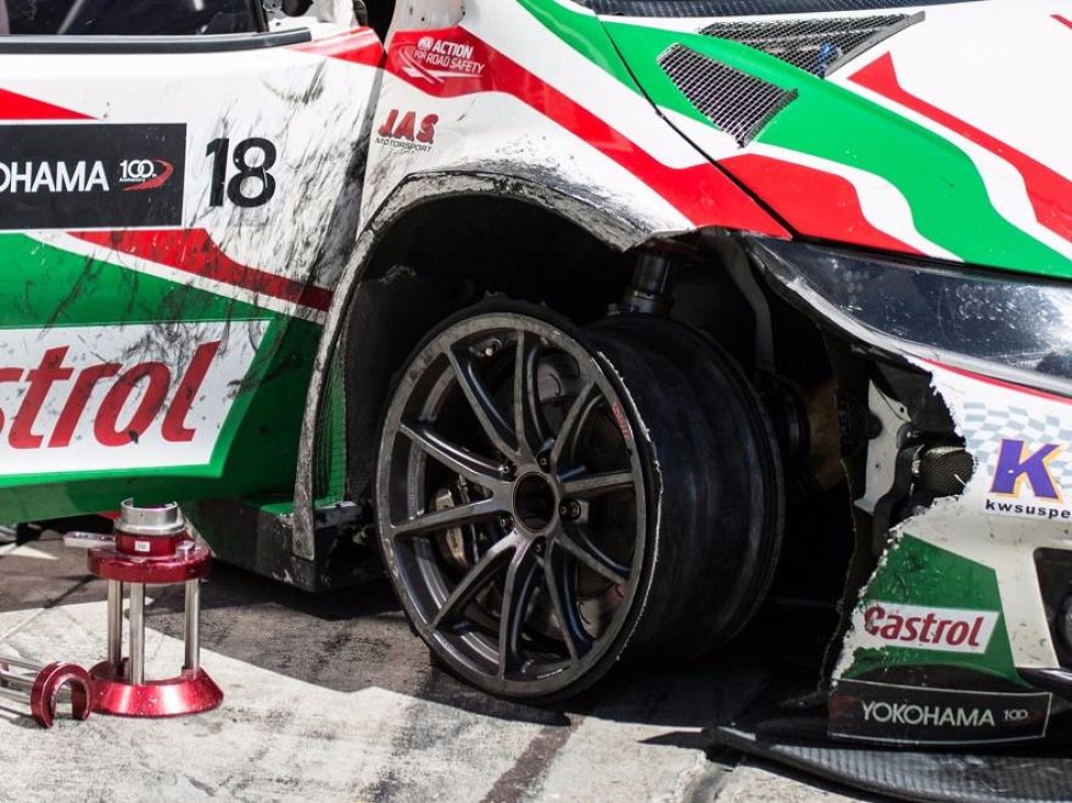 Tiago Monteiro, Reifenschaden