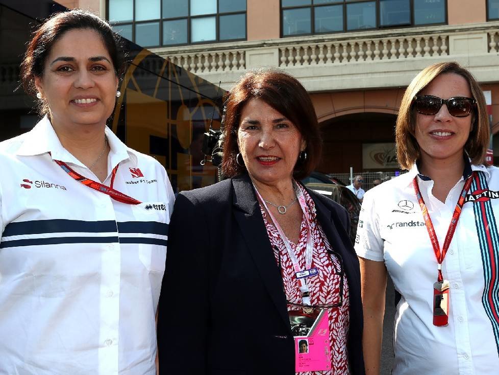 Monisha Kaltenborn, Michele Mouton, Claire Williams