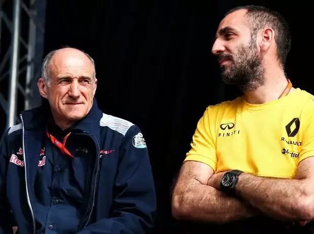 Franz Tost, Cyril Abiteboul Titel-Bild zur News: Franz Tost, Cyril Abiteboul