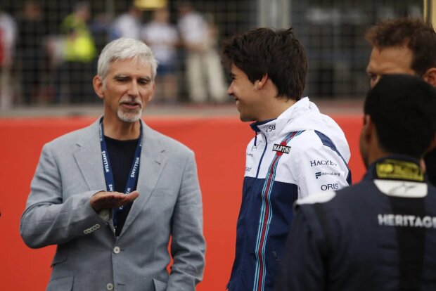 Lance Stroll Alexander Wurz Karun Chandhok Williams Williams Martini Racing F1 ~Lance Stroll, Damon Hill, Alexander Wurz und Karun Chandhok ~ 