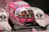 Bild zum Inhalt: Trotz Sponsoren-Pinks: Ocons Helm bleibt im Schumi-Design