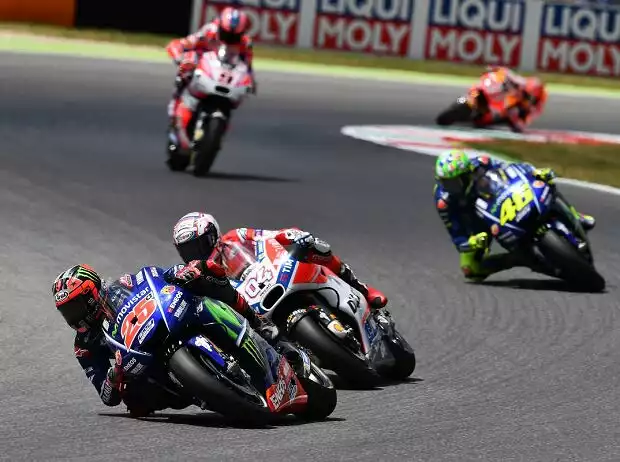 Maverick Vinales, Andrea Dovizioso Titel-Bild zur News: Maverick Vinales, Andrea Dovizioso