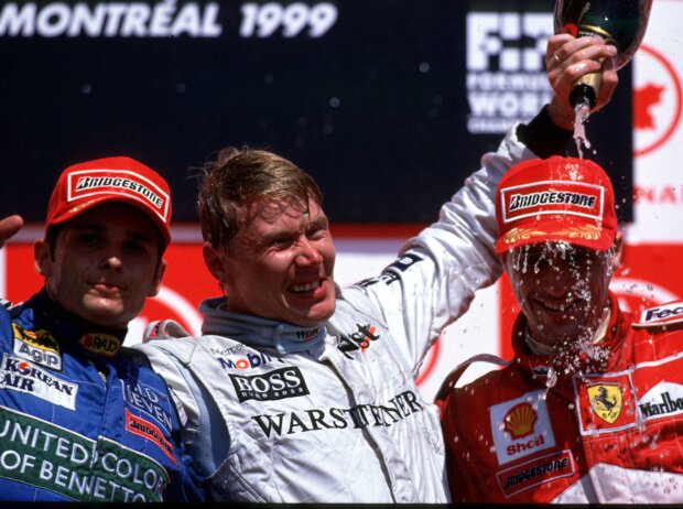 Mika Häkkinen, Giancarlo Fisichella Mika Häkkinen, Giancarlo Fisichella