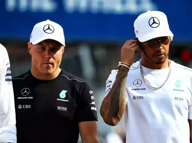 Toto Wolff, Valtteri Bottas, Lewis Hamilton Titel-Bild zur News: Toto Wolff, Valtteri Bottas, Lewis Hamilton