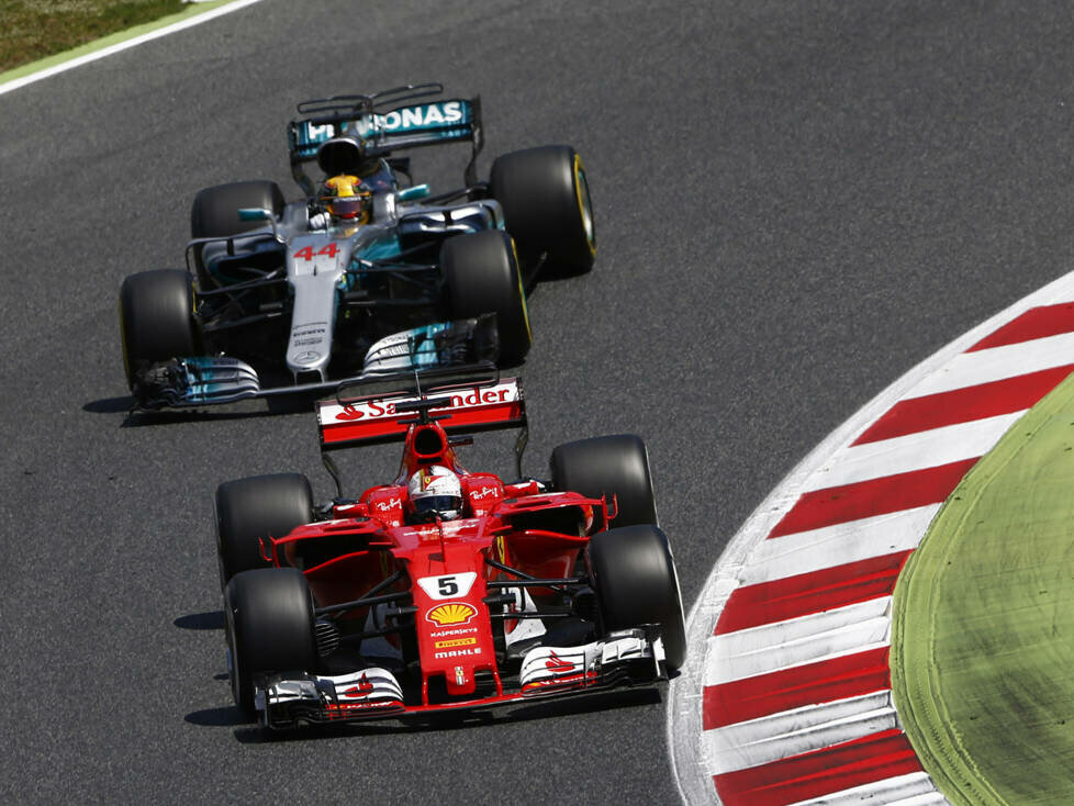Sebastian Vettel, Lewis Hamilton