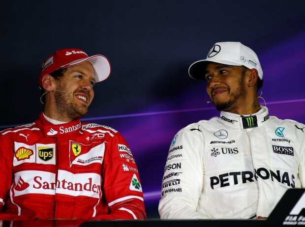 Sebastian Vettel, Lewis Hamilton