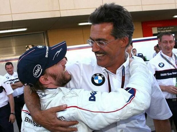 Nick Heidfeld und Mario Theissen Nick Heidfeld und Mario Theissen