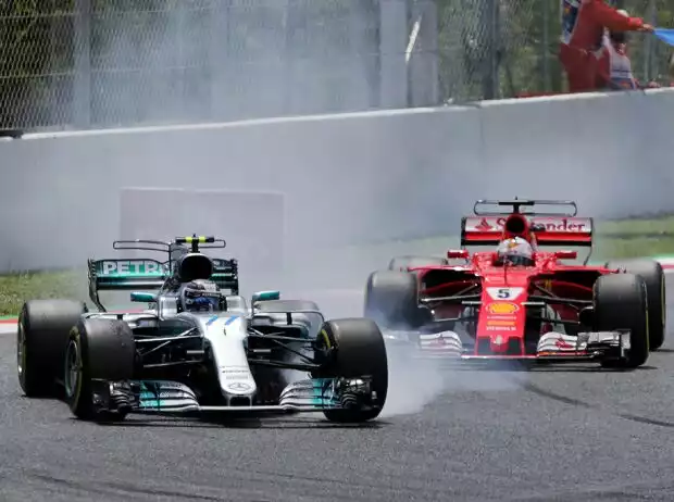 Valtteri Bottas, Sebastian Vettel Titel-Bild zur News: Valtteri Bottas, Sebastian Vettel
