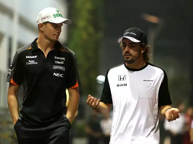 Titel-Bild zur News: Nico Hülkenberg, Fernando Alonso