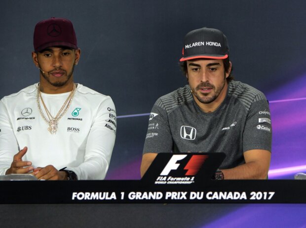Titel-Bild zur News: Lewis Hamilton, Fernando Alonso, Jolyon Palmer
