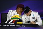 Lewis Hamilton (Mercedes) und Valtteri Bottas (Mercedes) 