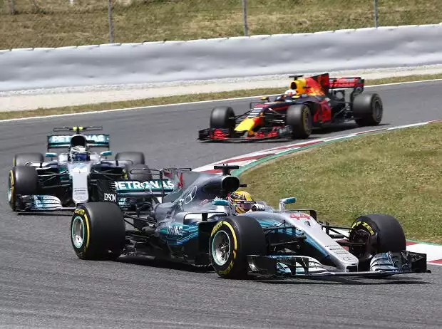 Lewis Hamilton, Valtteri Bottas, Daniel Ricciardo Titel-Bild zur News: Lewis Hamilton, Valtteri Bottas, Daniel Ricciardo