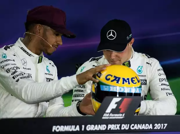 Titel-Bild zur News: Lewis Hamilton, Valtteri Bottas