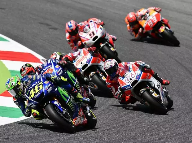 Valentino Rossi, Maverick Vinales, Andrea Dovizioso, Jorge Lorenzo Titel-Bild zur News: Valentino Rossi, Maverick Vinales, Andrea Dovizioso, Jorge Lorenzo