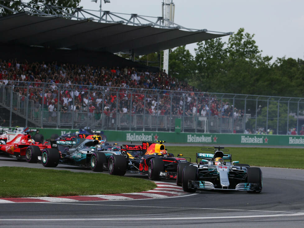 Lewis Hamilton, Max Verstappen, Valtteri Bottas, Sebastian Vettel
