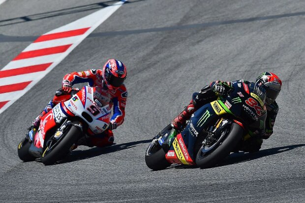 Tech 3 Tech-3-Yamaha MotoGP ~Jonas Folger vor Danilo Petrucci ~ Tech 3 Tech-3-Yamaha MotoGP ~Jonas Folger vor Danilo Petrucci ~