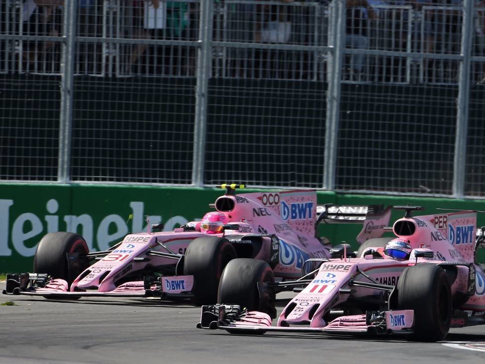 Esteban Ocon, Sergio Perez