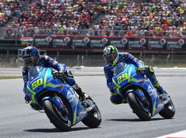 Sylvain Guintoli, Andrea Iannone Sylvain Guintoli, Andrea Iannone