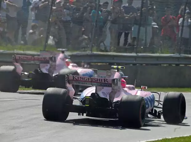 Esteban Ocon, Sergio Perez Titel-Bild zur News: Esteban Ocon, Sergio Perez