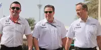 Eric Boullier, Jonathan Neale, Zak Brown