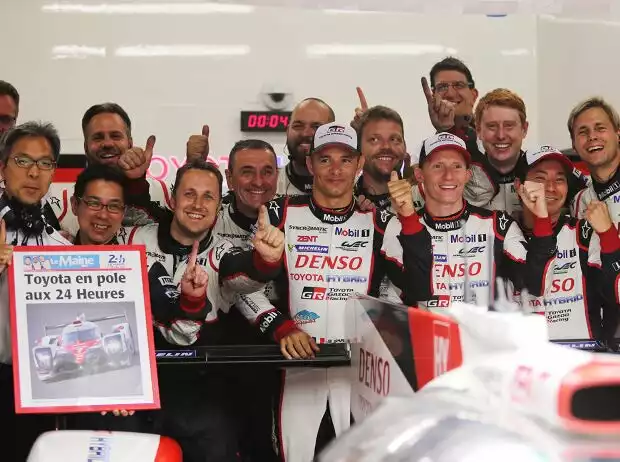 Titel-Bild zur News: Stephane Sarrazin, Mike Conway, Kamui Kobayashi