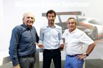 Derek Bell, Mark Webber und Jacky Ickx