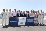 Mark Webber, Chase Carey und Jean Todt 