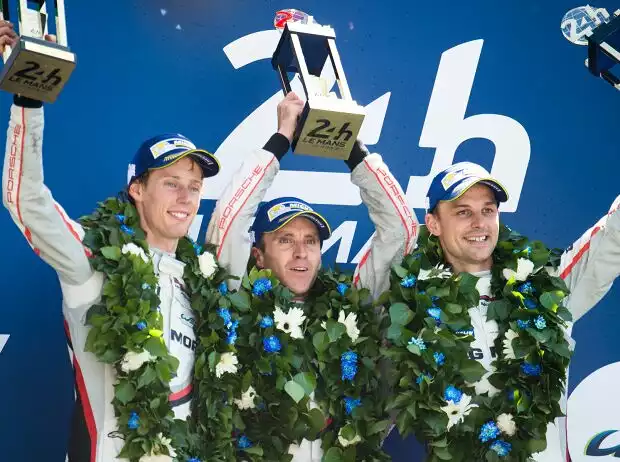 Titel-Bild zur News: Brendon Hartley, Earl Bamber, Timo Bernhard