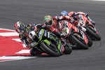 Jonathan Rea vor Chaz Davies und Marco Melandri 