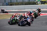 Michael van der Mark vor Jonathan Rea 