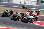 Jordi Torres vor Tom Sykes und Jonathan Rea 